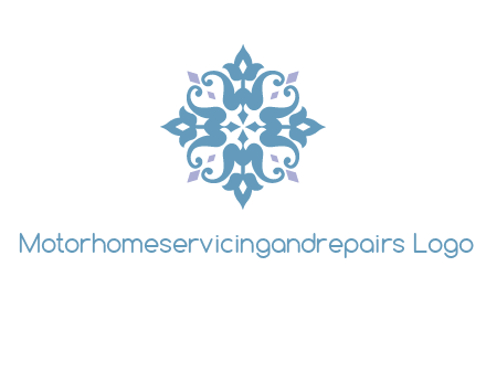 floral ornament logo