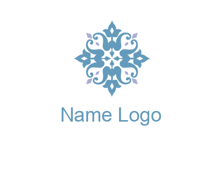 floral ornament logo
