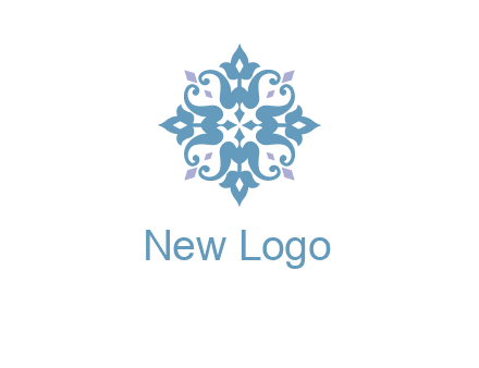 floral ornament logo