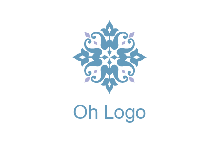 floral ornament logo