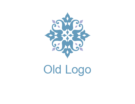 floral ornament logo