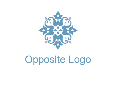 floral ornament logo