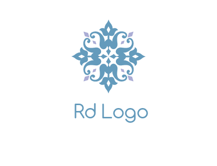 floral ornament logo