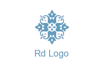 floral ornament logo