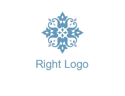floral ornament logo