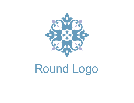 floral ornament logo