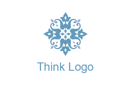 floral ornament logo