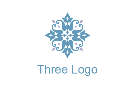 floral ornament logo
