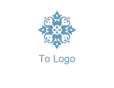 floral ornament logo