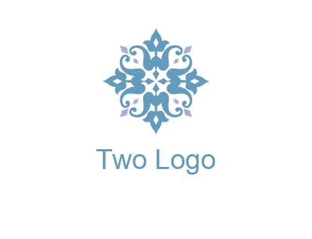 floral ornament logo