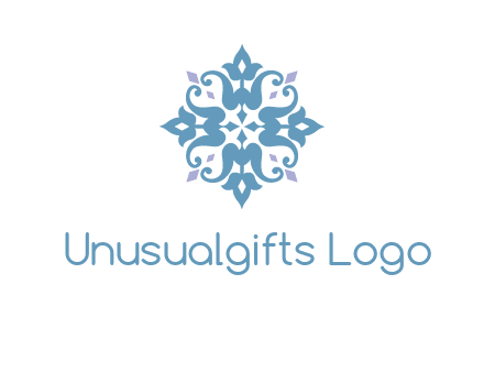 floral ornament logo
