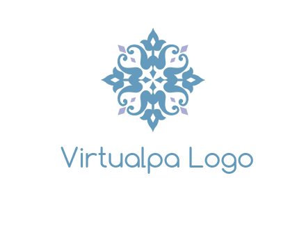 floral ornament logo