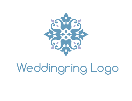 floral ornament logo