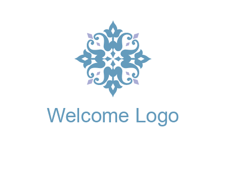 floral ornament logo