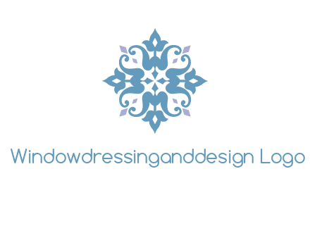 floral ornament logo