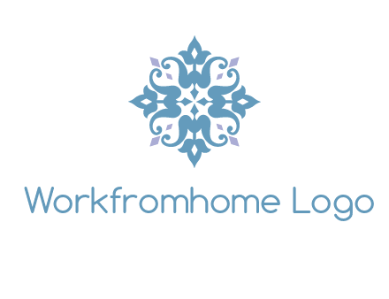 floral ornament logo