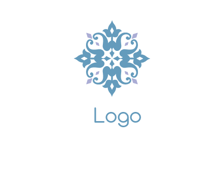floral ornament logo