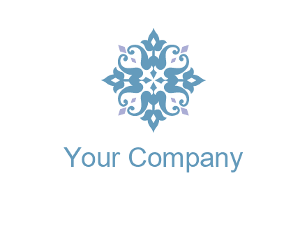 floral ornament logo