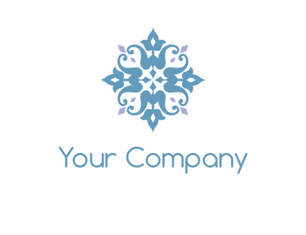 floral ornament logo