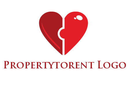 puzzle heart icon