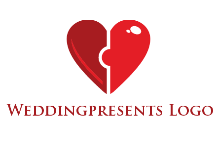 puzzle heart icon