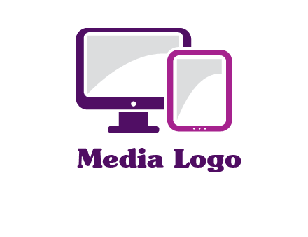 monitor and tablet logo