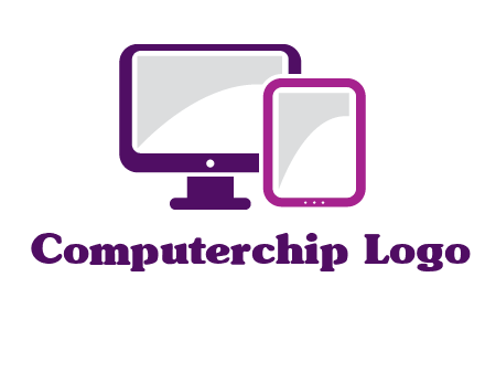 monitor and tablet logo