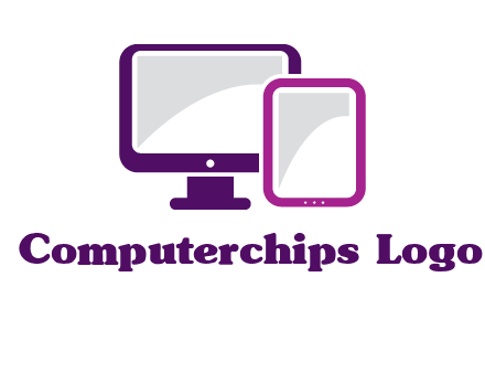 monitor and tablet logo