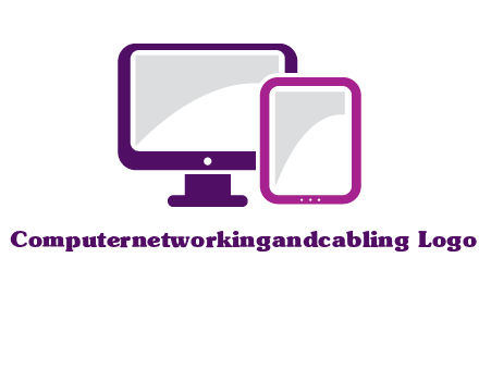 monitor and tablet logo
