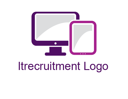 monitor and tablet logo