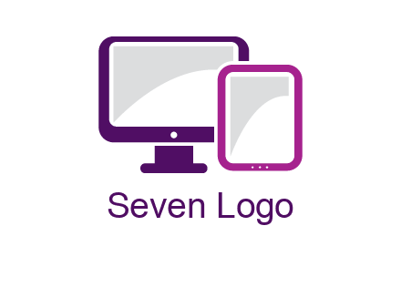 monitor and tablet logo
