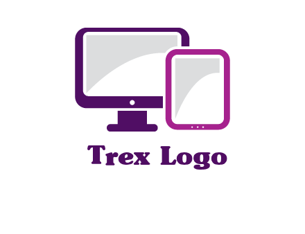 monitor and tablet logo