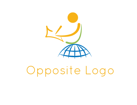 child on globe childcare & education logo