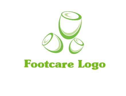 abstract tulips logo icon