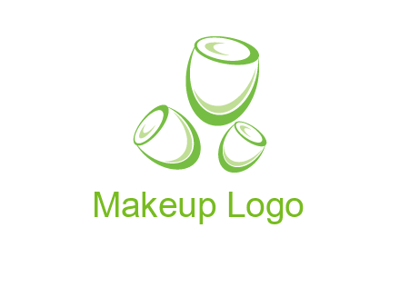 abstract tulips logo icon