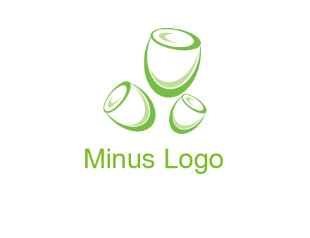 abstract tulips logo icon