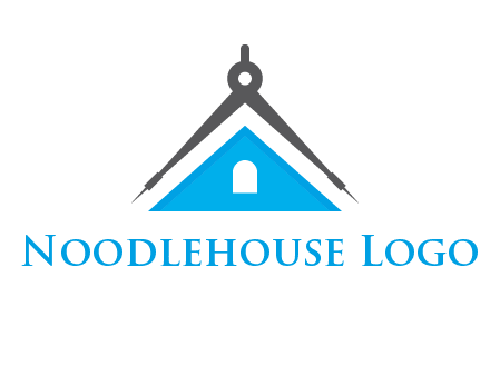 divider compass and roof logo