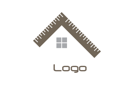 roof in L scale shape logo