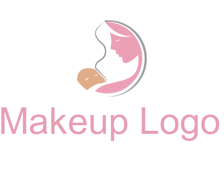 baby and mother childcare logo