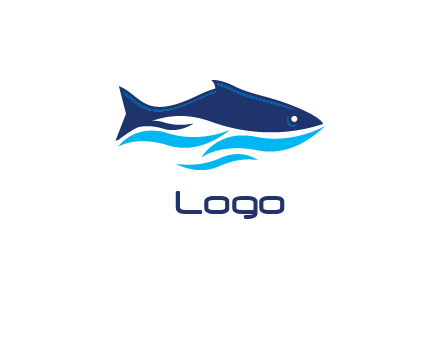 fish on waves logo