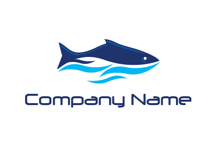 fish on waves logo