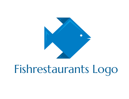 origami fish logo