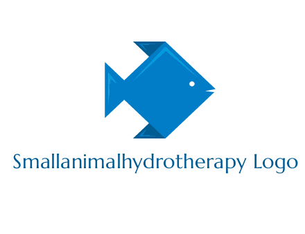 origami fish logo