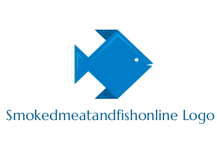 origami fish logo