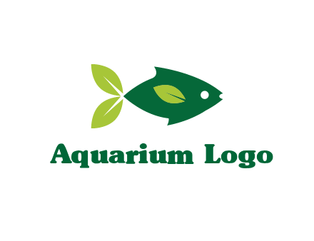 fish with leaves logo