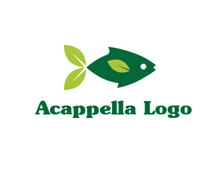 fish with leaves logo