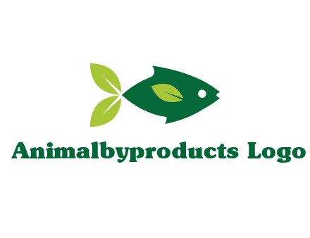 fish with leaves logo