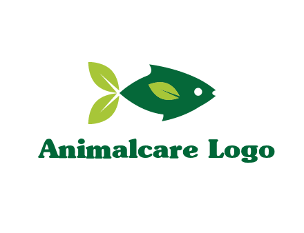 fish with leaves logo