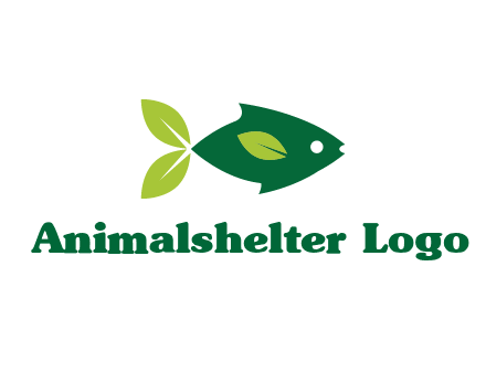 fish with leaves logo