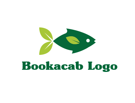 fish with leaves logo